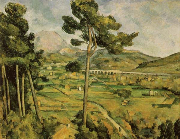 Paul Cezanne La Montagne Sainte-Victoire depuis Bellevue